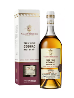 Vallein Tercinier cognac Lot 74 grande champagne 48,7% (2024) 70cl + (free 2cl sample)