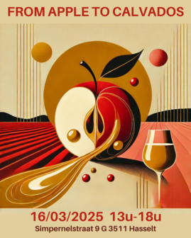 Event calvados &quot;From apple to calvados&quot; 16/03/2025 (inkom ticket)